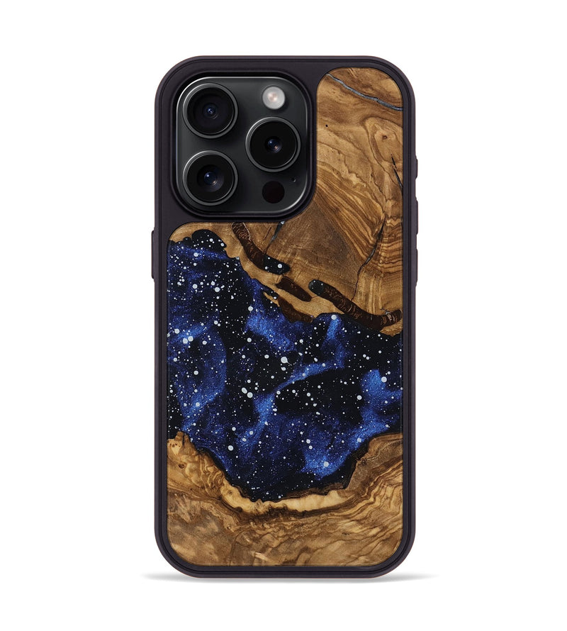 iPhone 15 Pro Wood Phone Case - Saint (Ancient Olive, 818698)