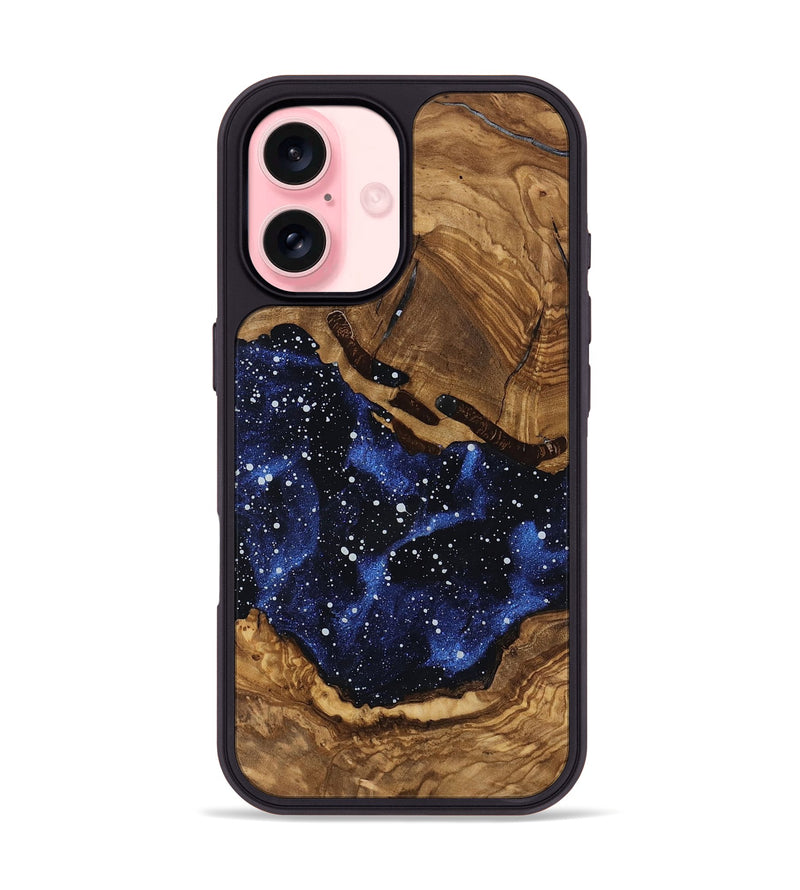 iPhone 16 Wood Phone Case - Saint (Ancient Olive, 818698)