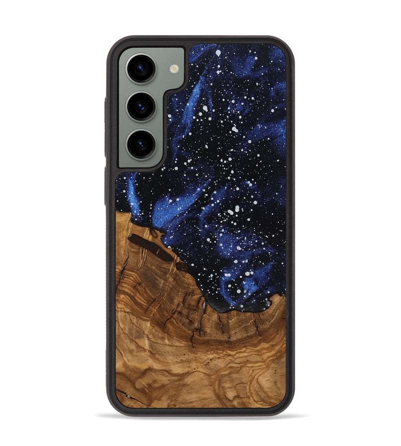 Galaxy S23 Plus Wood Phone Case - Amber (Ancient Olive, 818699)