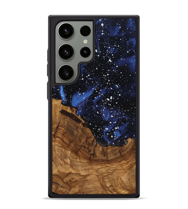 Galaxy S24 Ultra Wood Phone Case - Amber (Ancient Olive, 818699)
