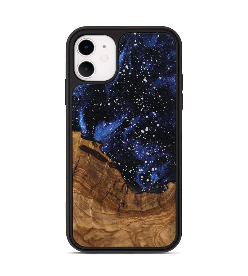 iPhone 11 Wood Phone Case - Amber (Ancient Olive, 818699)