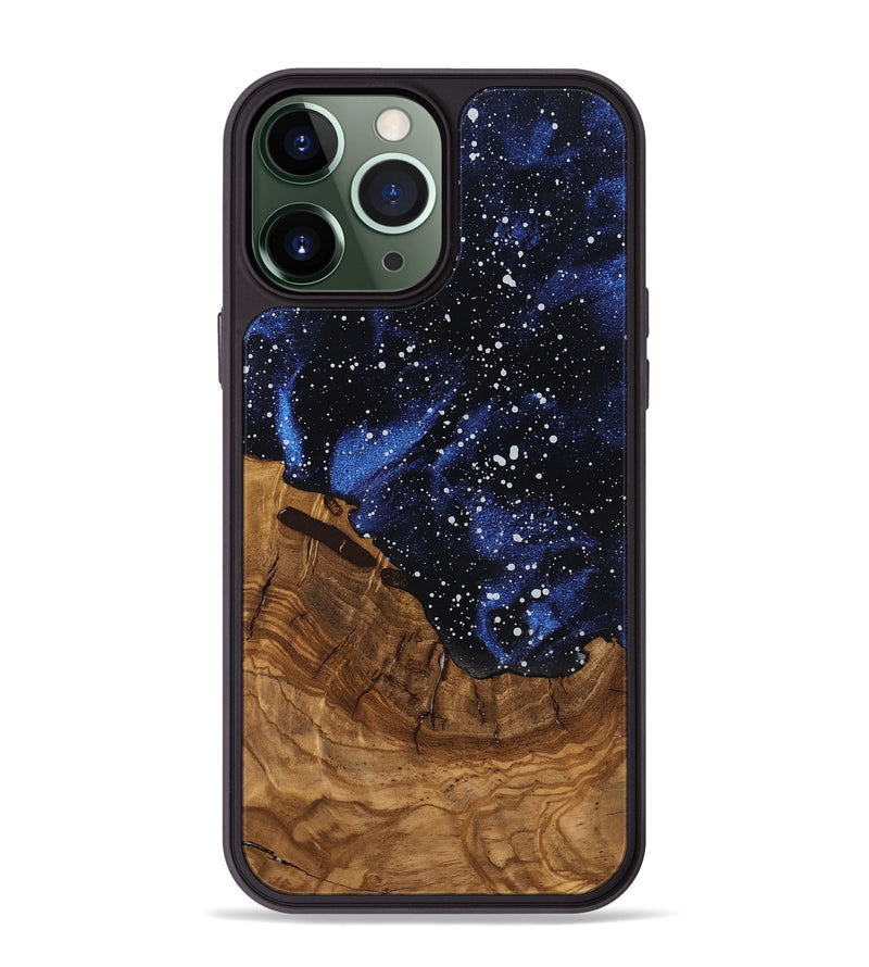 iPhone 13 Pro Max Wood Phone Case - Amber (Ancient Olive, 818699)