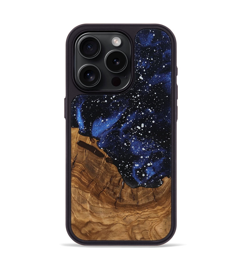 iPhone 15 Pro Wood Phone Case - Amber (Ancient Olive, 818699)