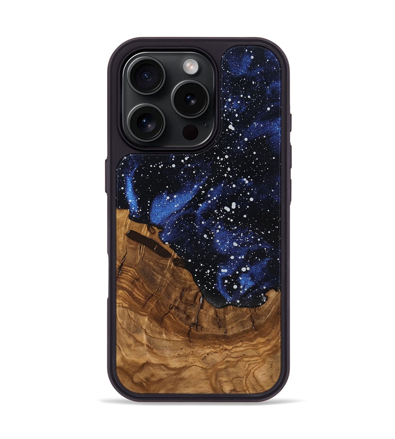 iPhone 16 Pro Wood Phone Case - Amber (Ancient Olive, 818699)