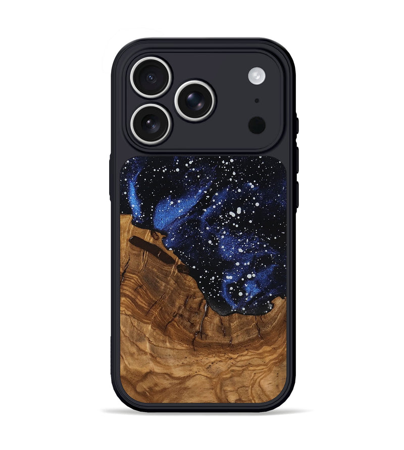 iPhone 17 Pro Wood Phone Case - Amber (Ancient Olive, 818699)