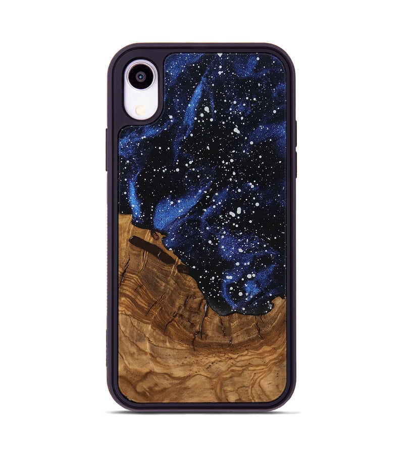 iPhone Xr Wood Phone Case - Amber (Ancient Olive, 818699)