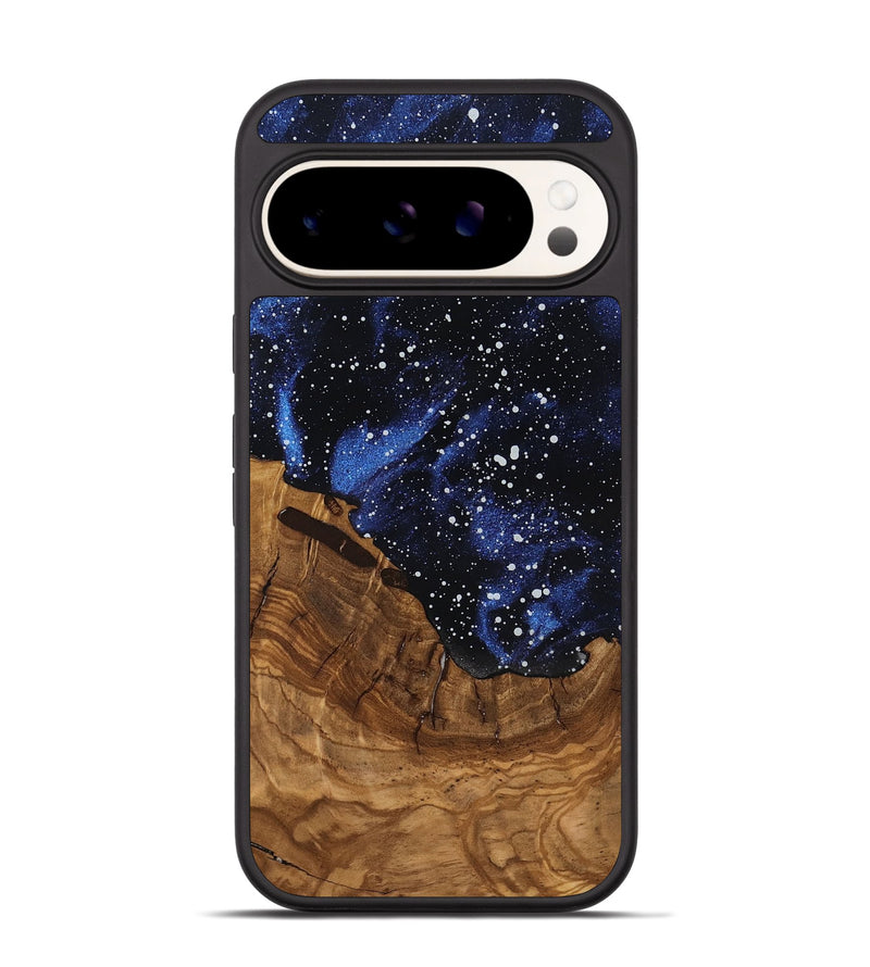 Pixel 9 Wood Phone Case - Amber (Ancient Olive, 818699)