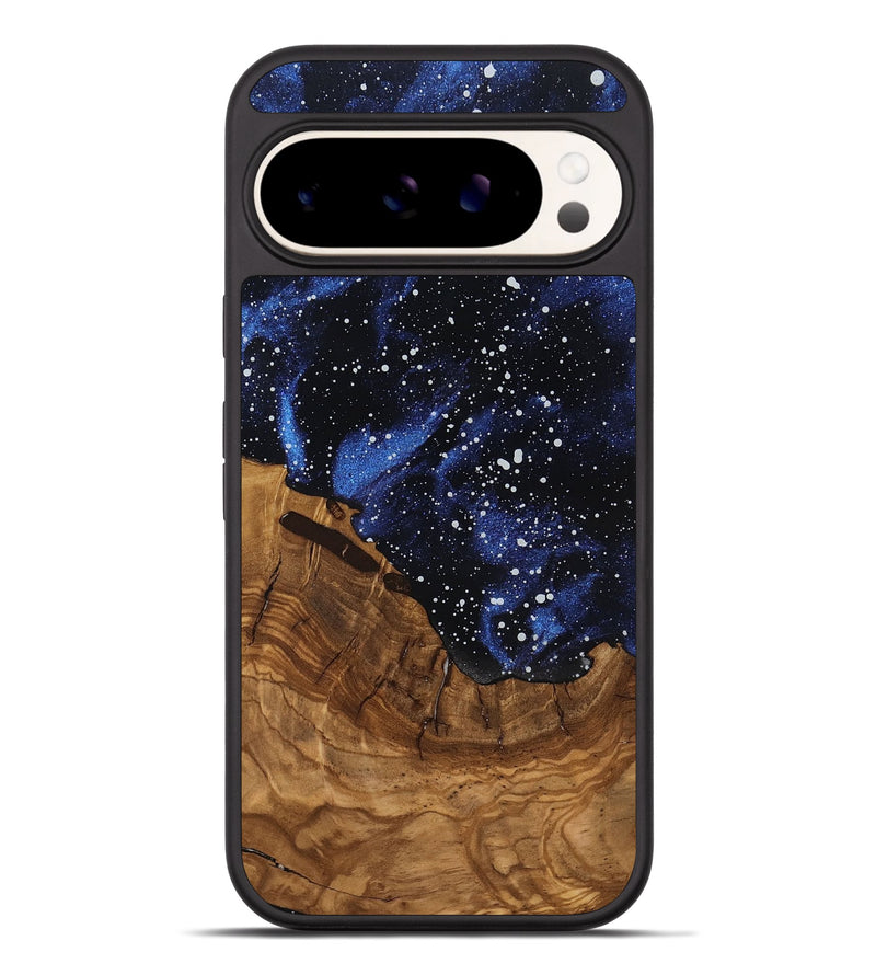Pixel 9 Pro XL Wood Phone Case - Amber (Ancient Olive, 818699)