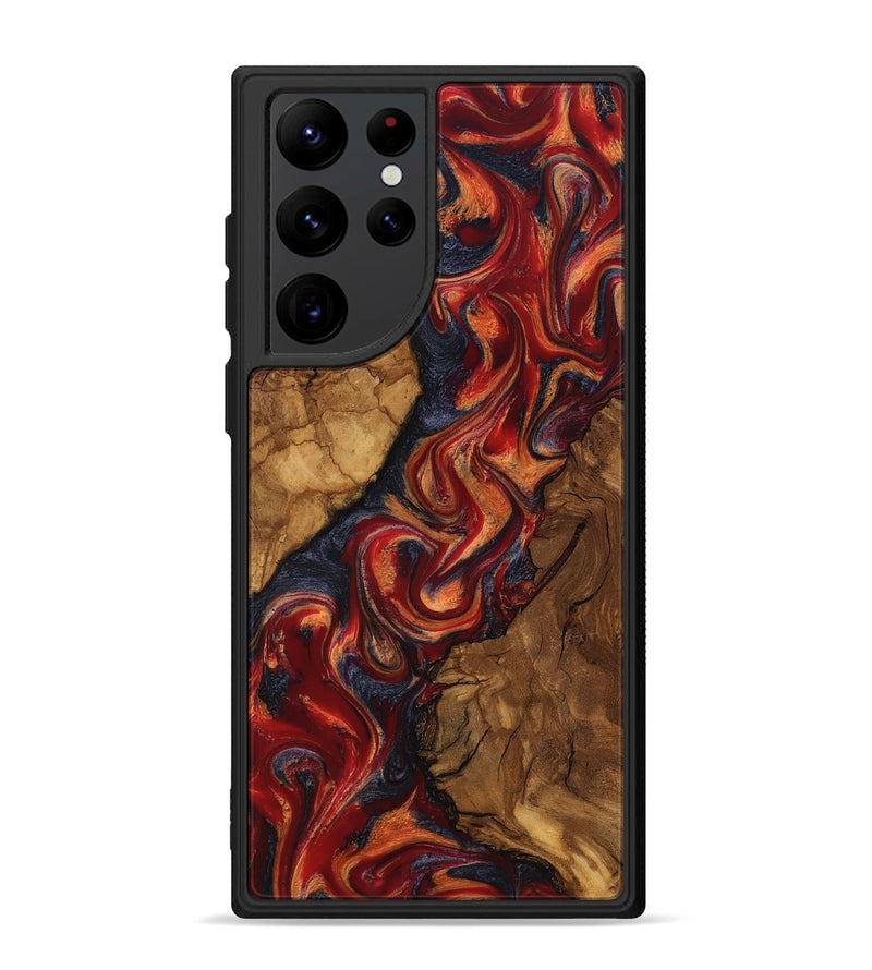 Galaxy S22 Ultra Wood Phone Case - Rhea (Ancient Olive, 818700)