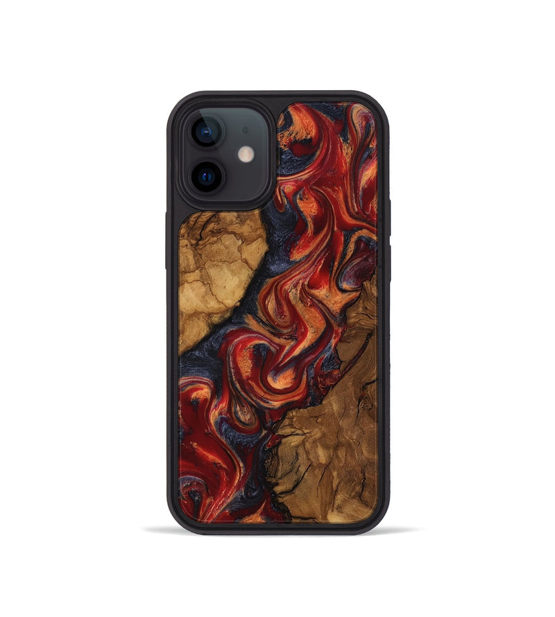 iPhone 12 mini Wood Phone Case - Rhea (Ancient Olive, 818700)