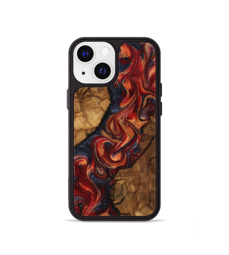 iPhone 13 mini Wood Phone Case - Rhea (Ancient Olive, 818700)