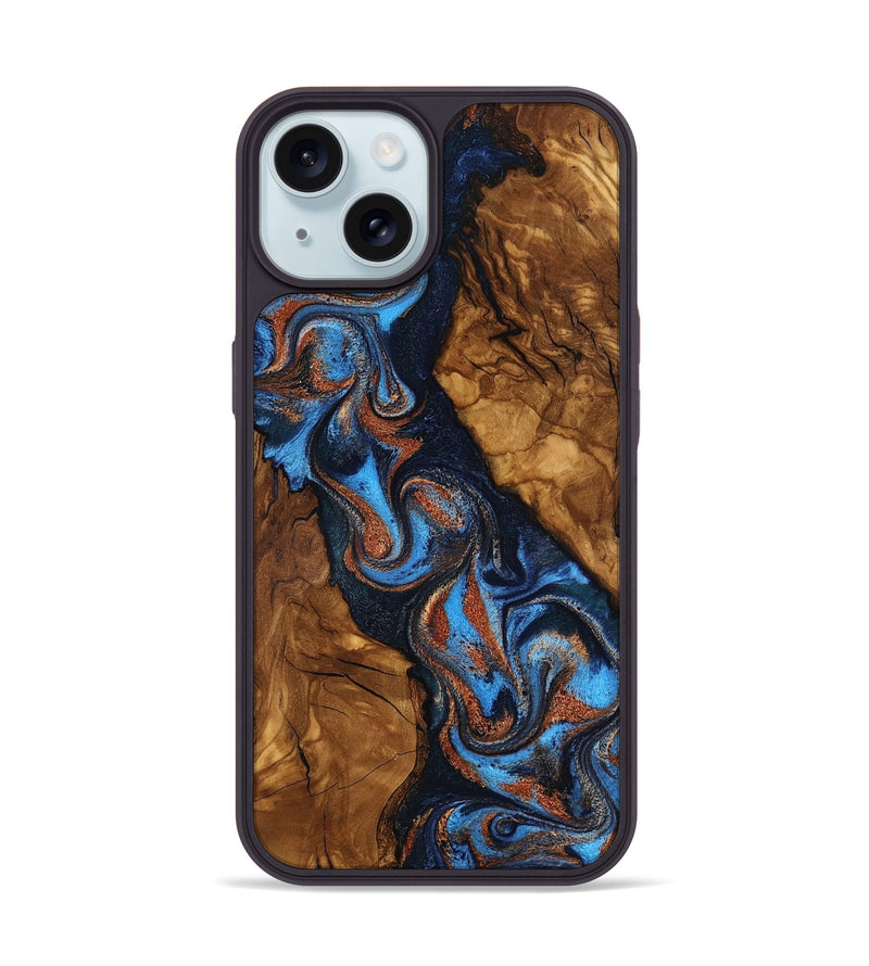 iPhone 15 Wood Phone Case - Neo (Ancient Olive, 818701)