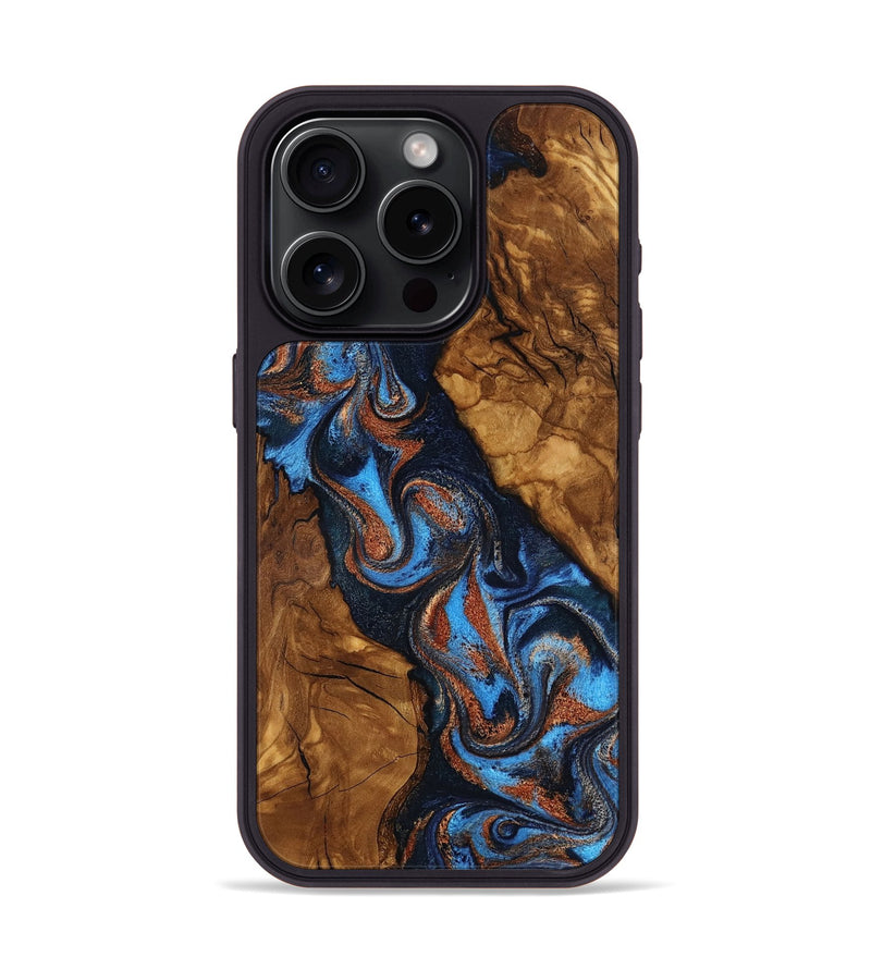 iPhone 15 Pro Wood Phone Case - Neo (Ancient Olive, 818701)