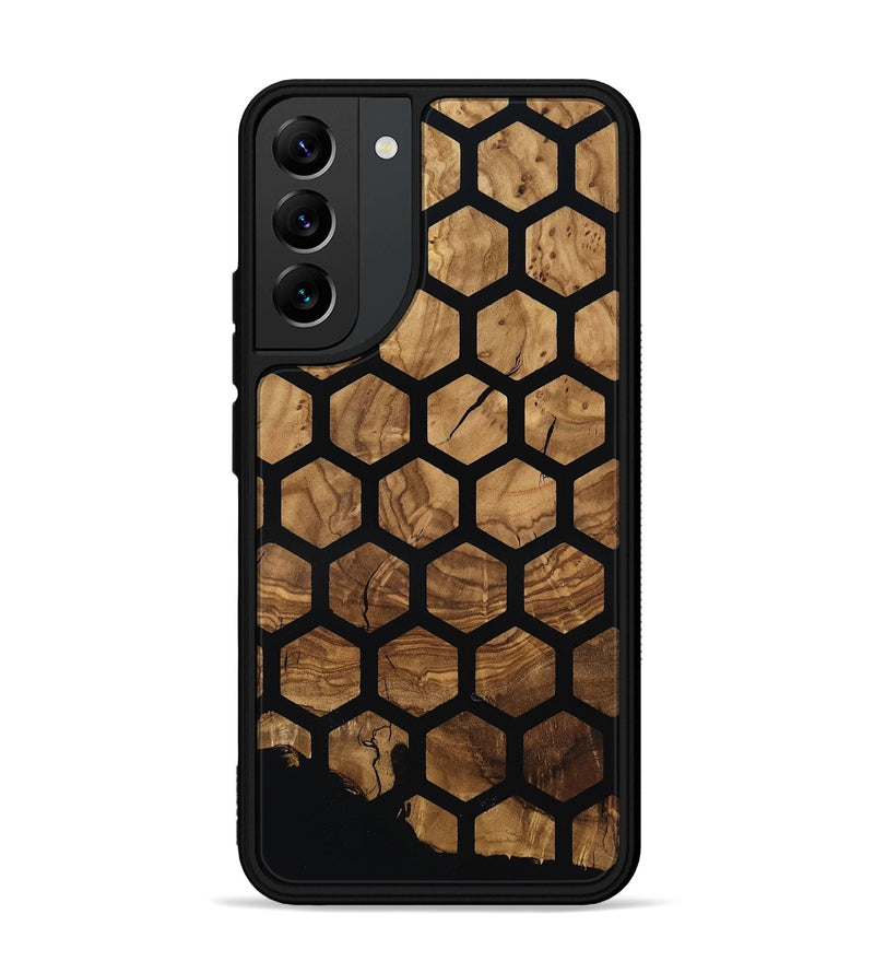 Galaxy S22 Plus Wood Phone Case - Violet (Ancient Olive, 818702)