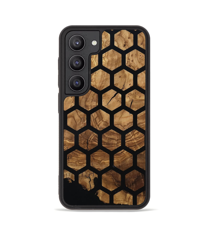 Galaxy S23 Wood Phone Case - Violet (Ancient Olive, 818702)