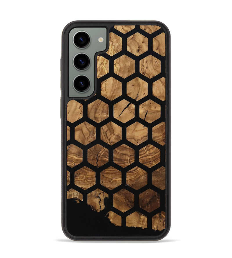 Galaxy S23 Plus Wood Phone Case - Violet (Ancient Olive, 818702)