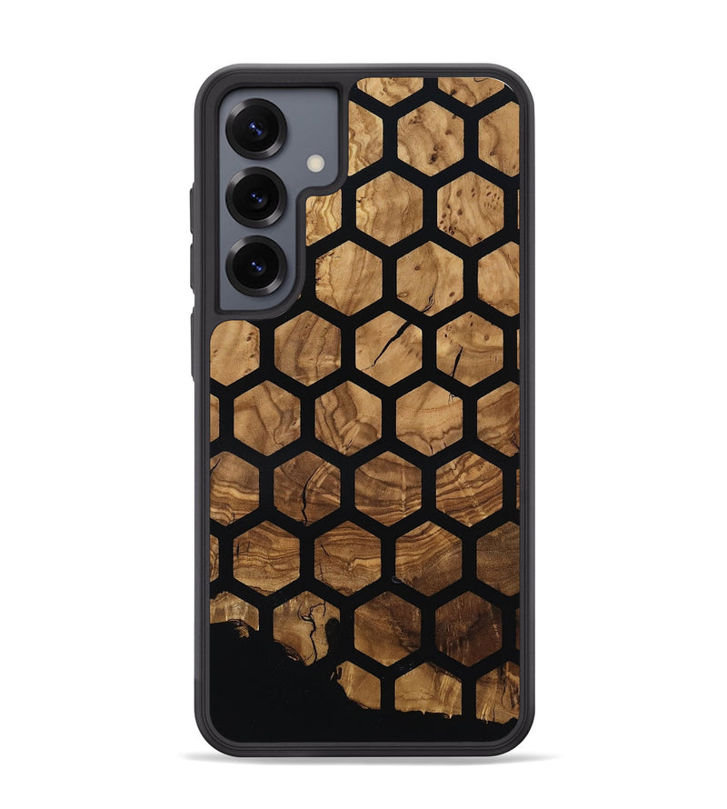 Galaxy S25 Plus Wood Phone Case - Violet (Ancient Olive, 818702)