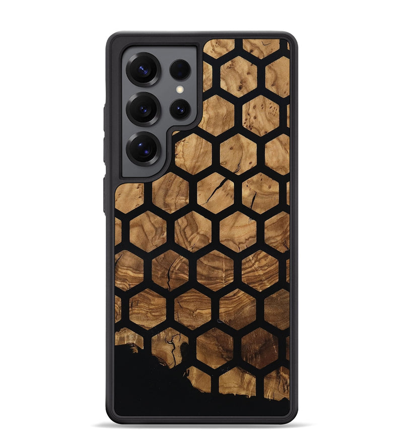 Galaxy S25 Ultra Wood Phone Case - Violet (Ancient Olive, 818702)