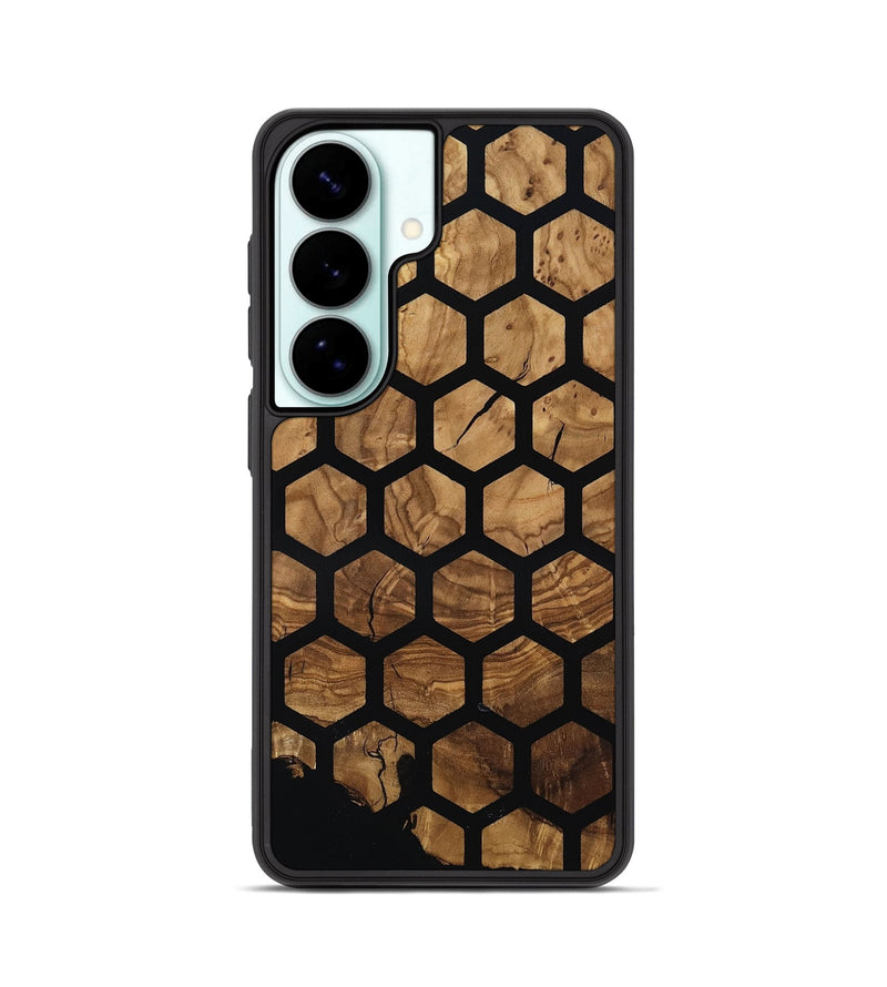 Galaxy S26 Wood Phone Case - Violet (Ancient Olive, 818702)