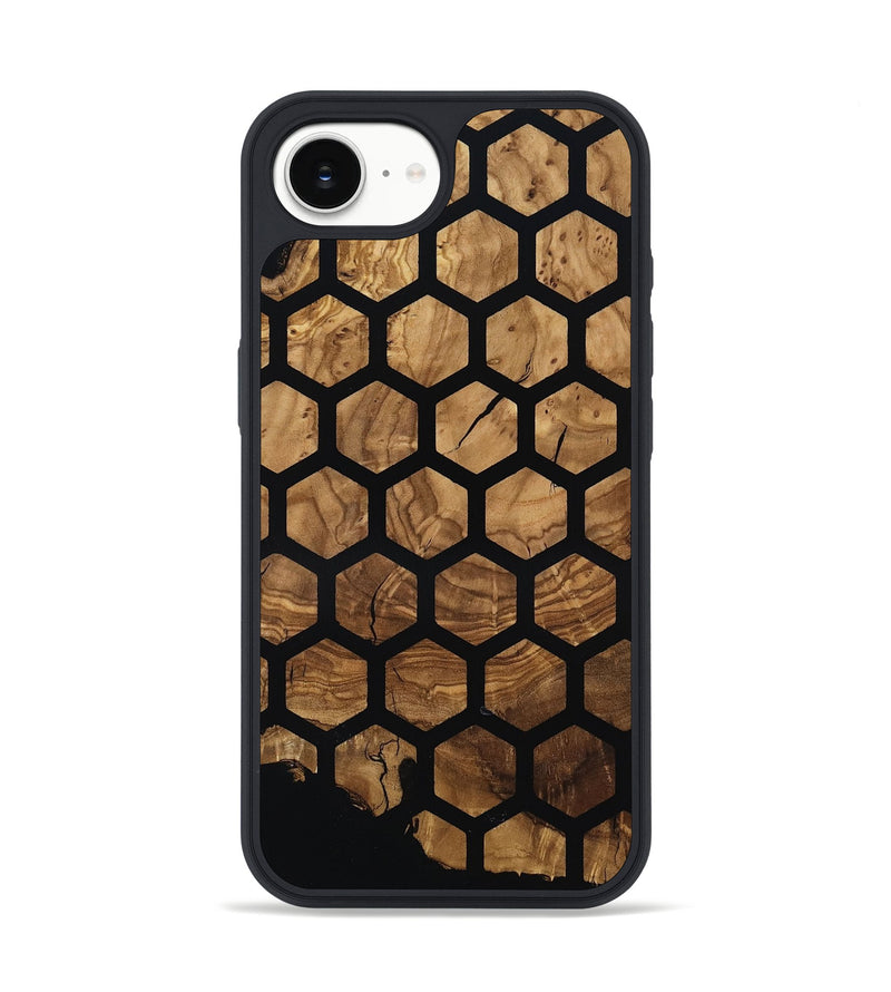 iPhone 17e Wood Phone Case - Violet (Ancient Olive, 818702)