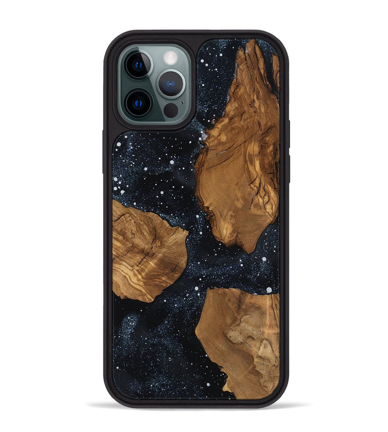 iPhone 12 Pro Max Wood Phone Case - Maia (Ancient Olive, 818703)