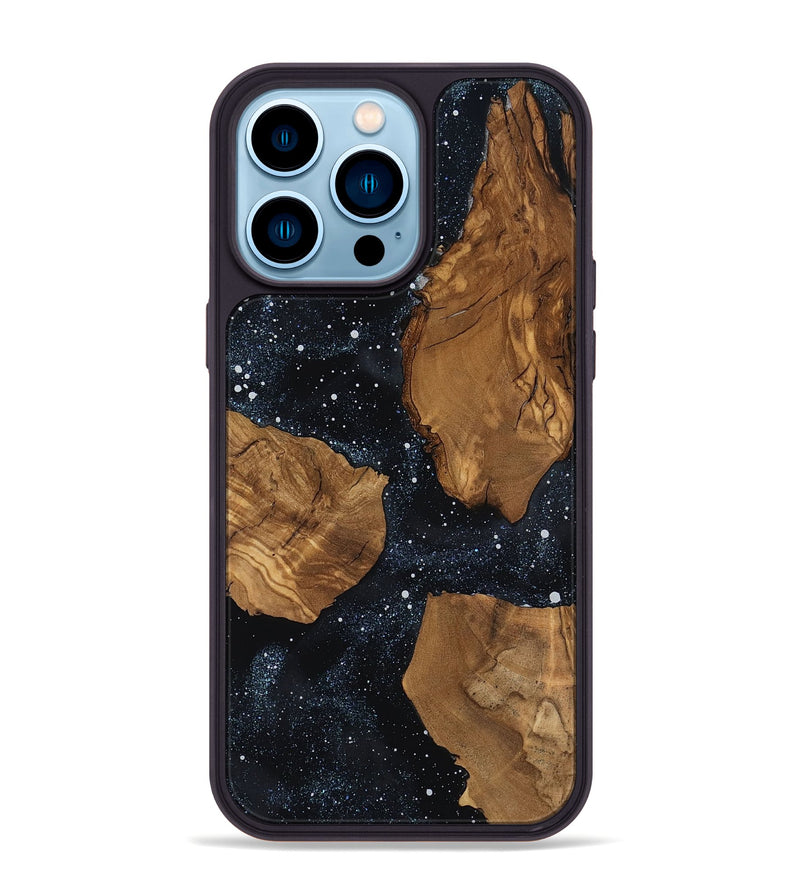 iPhone 14 Pro Max Wood Phone Case - Maia (Ancient Olive, 818703)