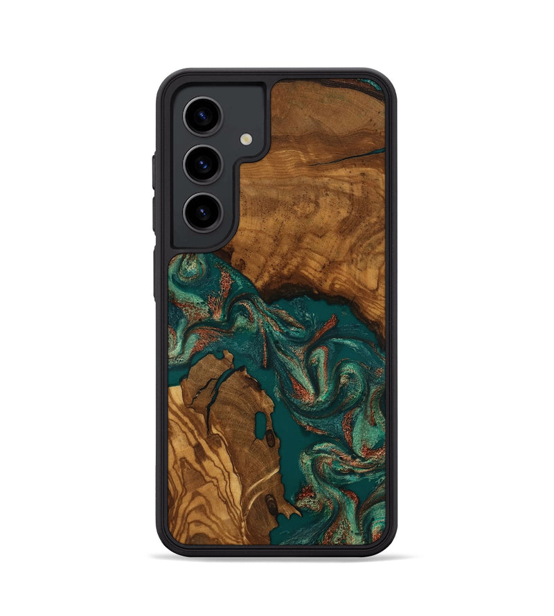 Galaxy S24 Wood Phone Case - Katlyn (Ancient Olive, 818705)