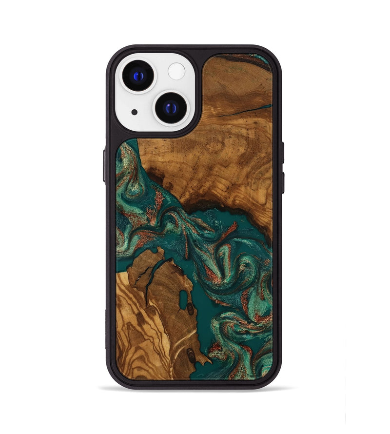 iPhone 13 Wood Phone Case - Katlyn (Ancient Olive, 818705)
