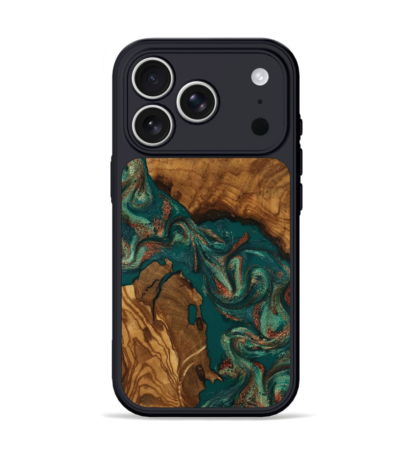 iPhone 17 Pro Wood Phone Case - Katlyn (Ancient Olive, 818705)