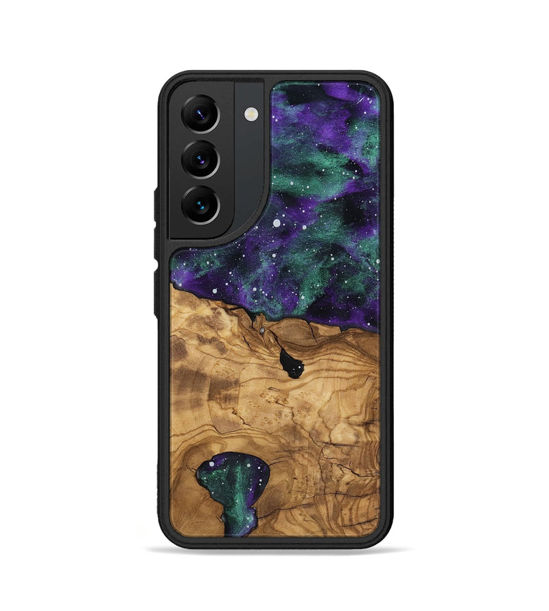 Galaxy S22 Wood Phone Case - Lorene (Ancient Olive, 818707)