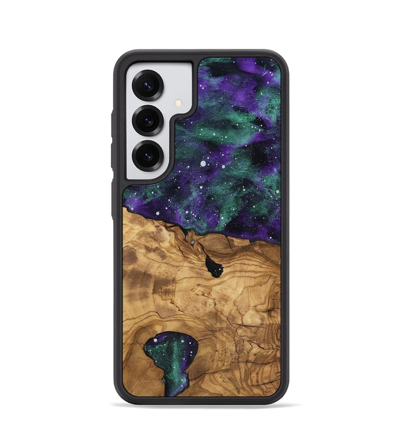 Galaxy S25 Wood Phone Case - Lorene (Ancient Olive, 818707)