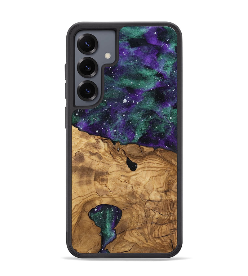 Galaxy S25 Plus Wood Phone Case - Lorene (Ancient Olive, 818707)