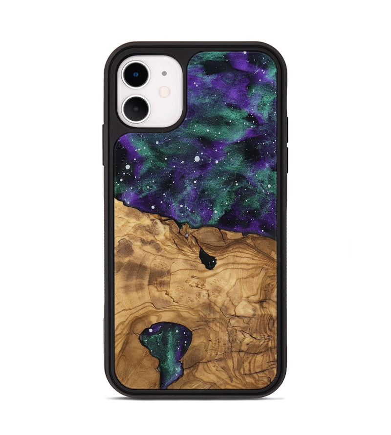 iPhone 11 Wood Phone Case - Lorene (Ancient Olive, 818707)