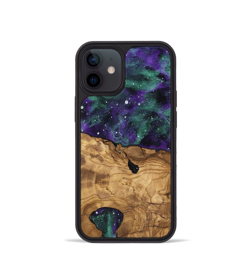 iPhone 12 mini Wood Phone Case - Lorene (Ancient Olive, 818707)