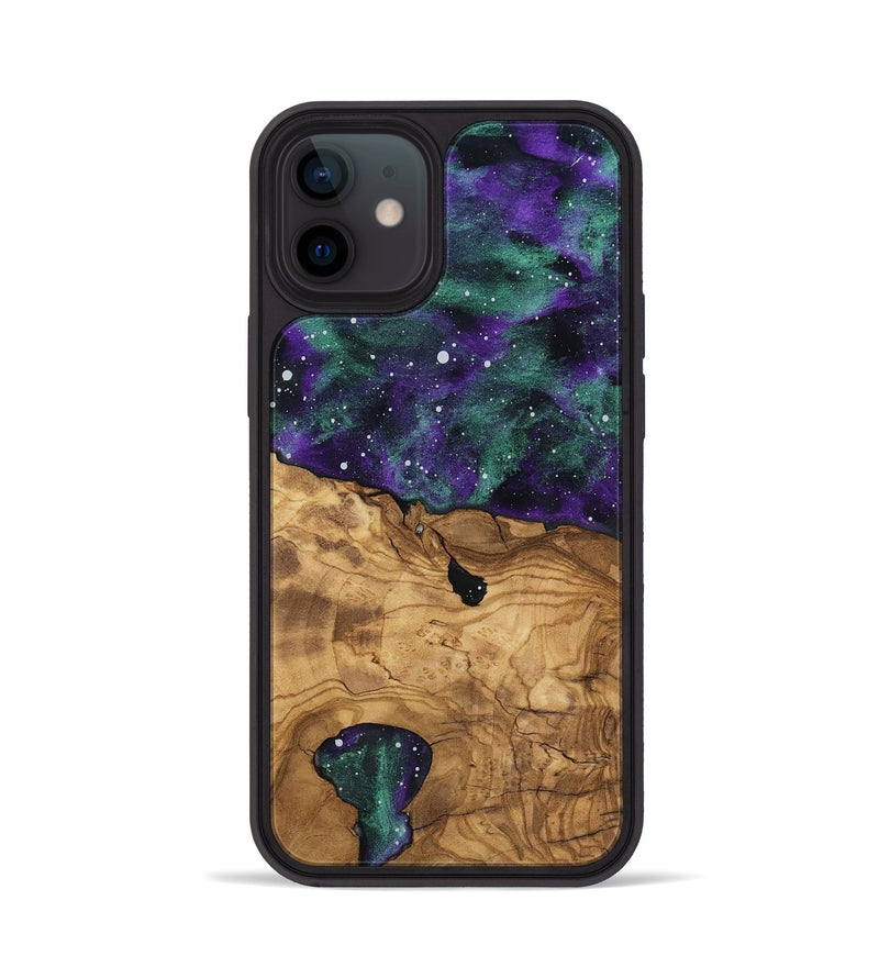 iPhone 12 Wood Phone Case - Lorene (Ancient Olive, 818707)