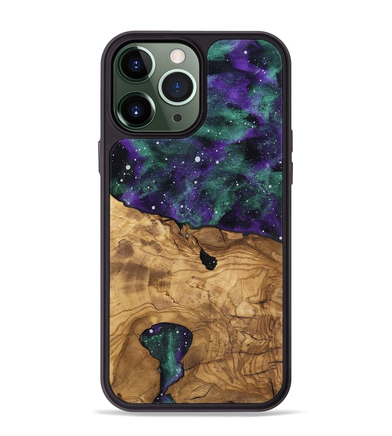 iPhone 13 Pro Max Wood Phone Case - Lorene (Ancient Olive, 818707)