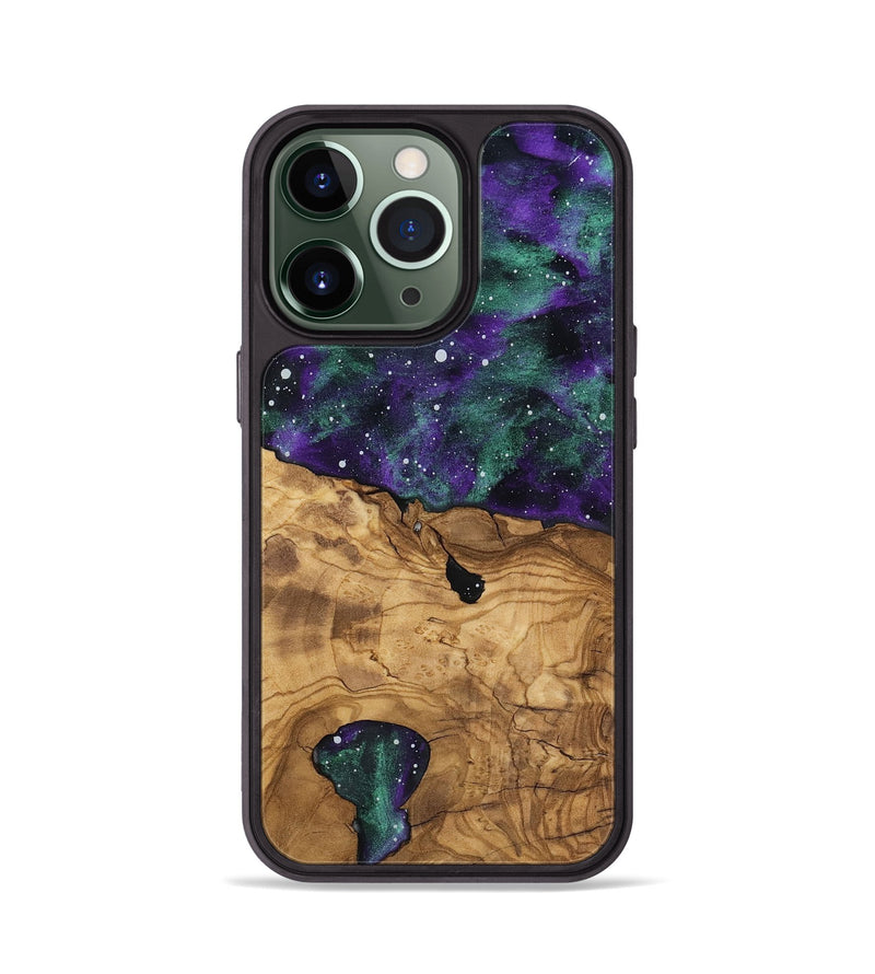 iPhone 13 Pro Wood Phone Case - Lorene (Ancient Olive, 818707)
