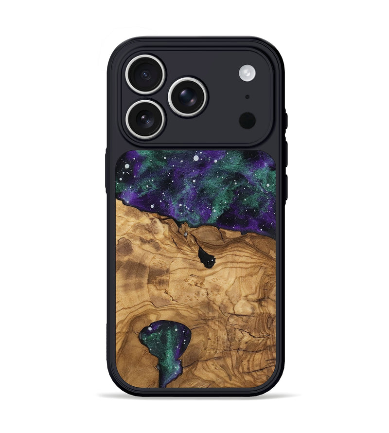 iPhone 17 Pro Wood Phone Case - Lorene (Ancient Olive, 818707)