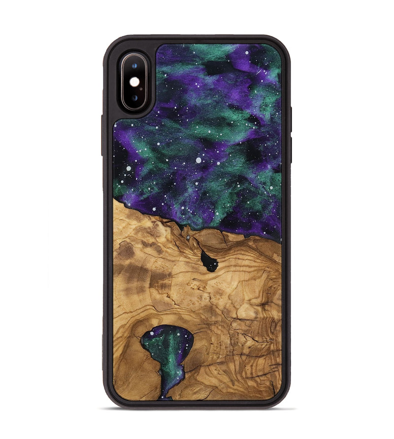 iPhone Xs Max Wood Phone Case - Lorene (Ancient Olive, 818707)