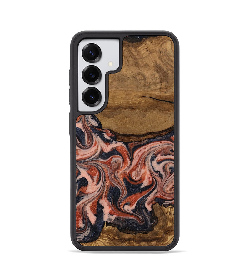 Galaxy S25 Wood Phone Case - Jasen (Ancient Olive, 818708)