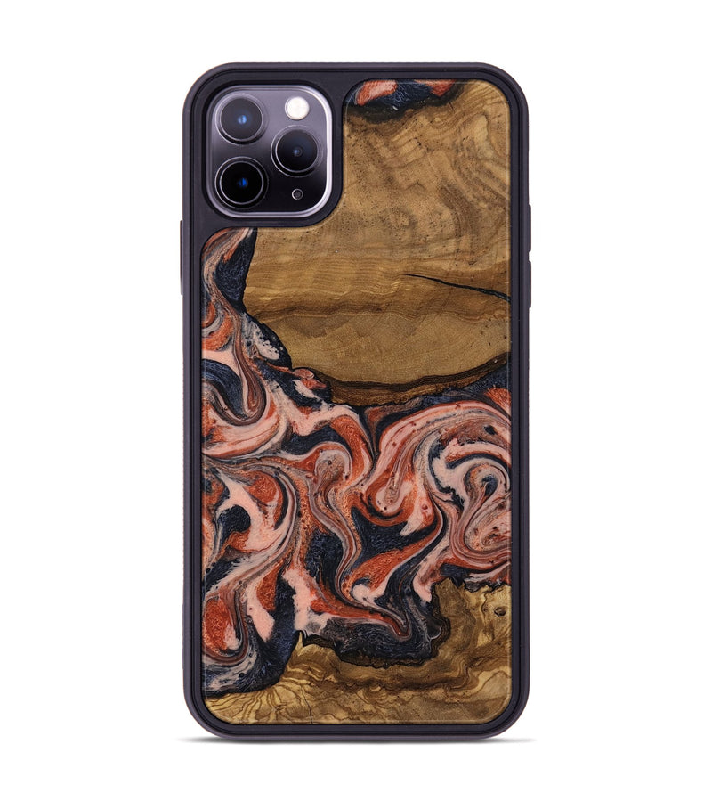 iPhone 11 Pro Max Wood Phone Case - Jasen (Ancient Olive, 818708)