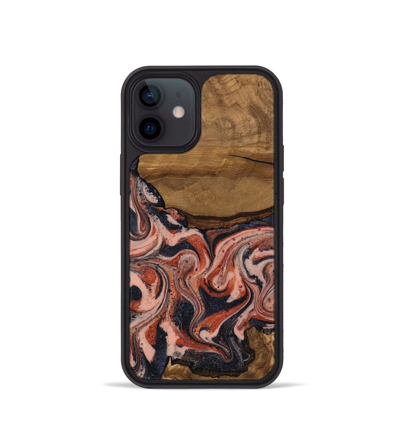 iPhone 12 mini Wood Phone Case - Jasen (Ancient Olive, 818708)