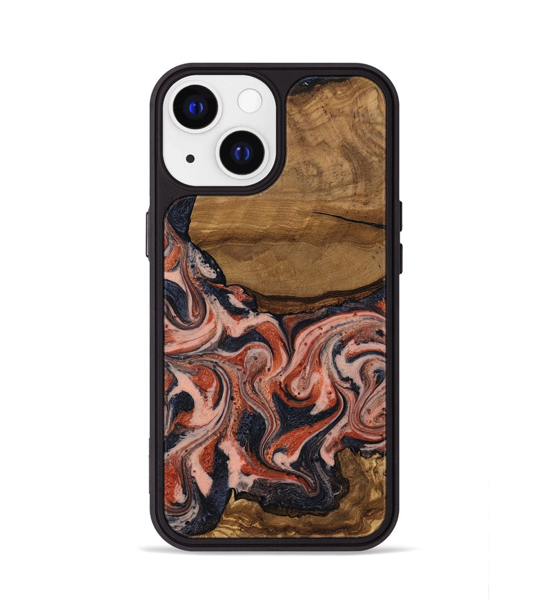 iPhone 13 Wood Phone Case - Jasen (Ancient Olive, 818708)