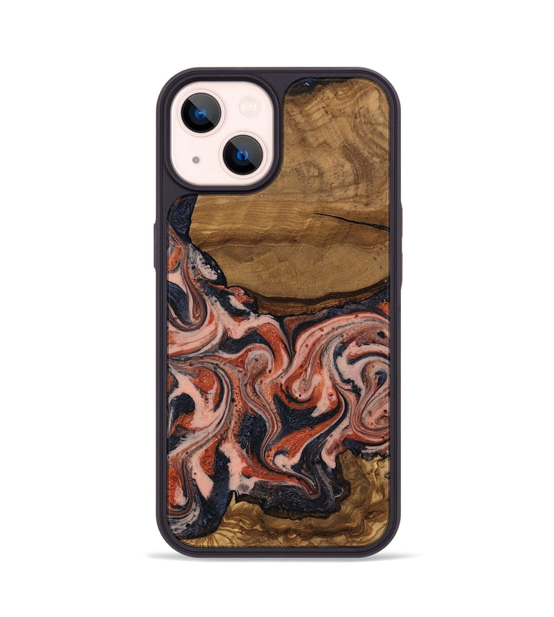 iPhone 14 Wood Phone Case - Jasen (Ancient Olive, 818708)