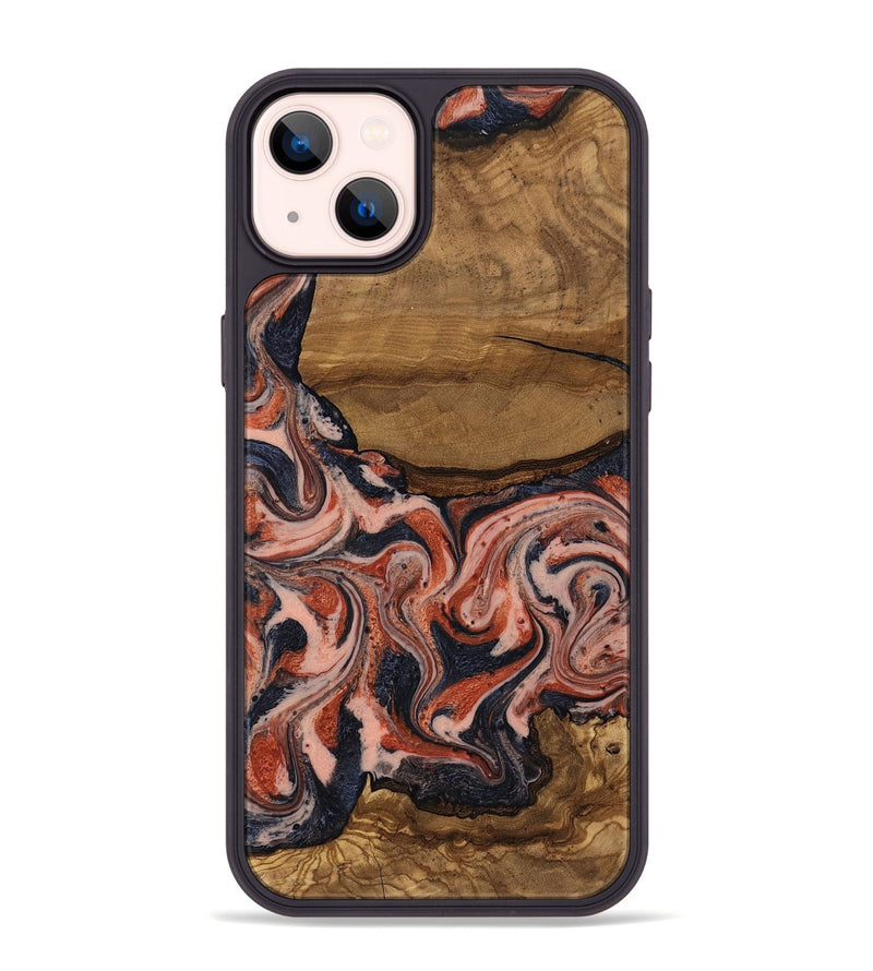 iPhone 14 Plus Wood Phone Case - Jasen (Ancient Olive, 818708)