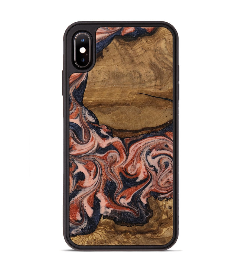 iPhone Xs Max Wood Phone Case - Jasen (Ancient Olive, 818708)