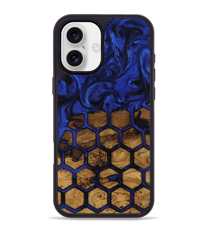 iPhone 16 Plus Wood Phone Case - Tamara (Ancient Olive, 818709)