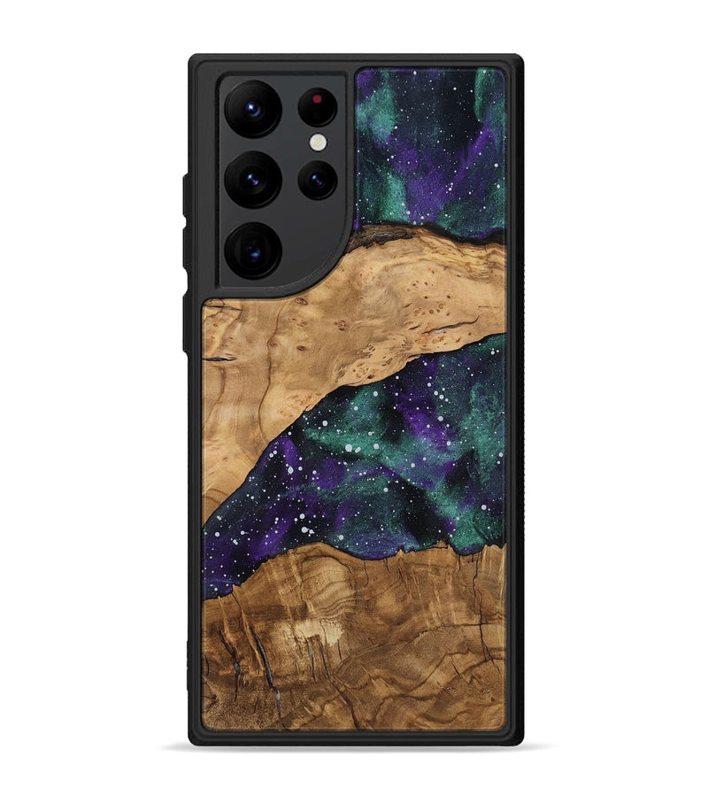 Galaxy S22 Ultra Wood Phone Case - Sherlyn (Ancient Olive, 818710)
