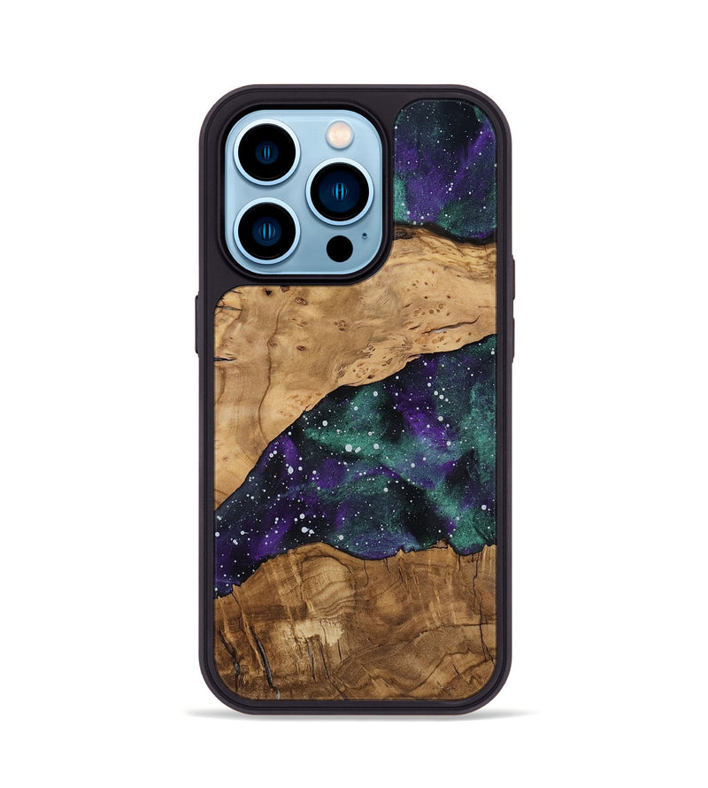 iPhone 14 Pro Wood Phone Case - Sherlyn (Ancient Olive, 818710)