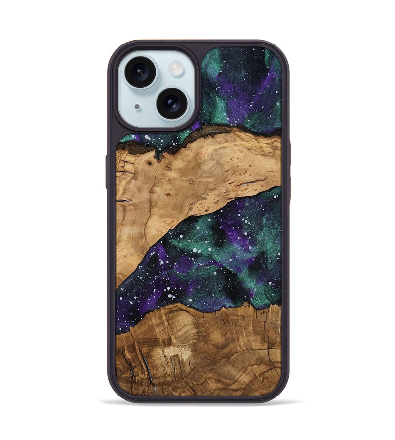 iPhone 15 Wood Phone Case - Sherlyn (Ancient Olive, 818710)